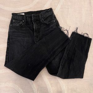 Gap high rise cheeky straight jeans